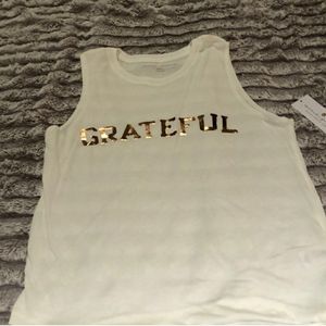 Spiritual Gangster White Grateful Tank